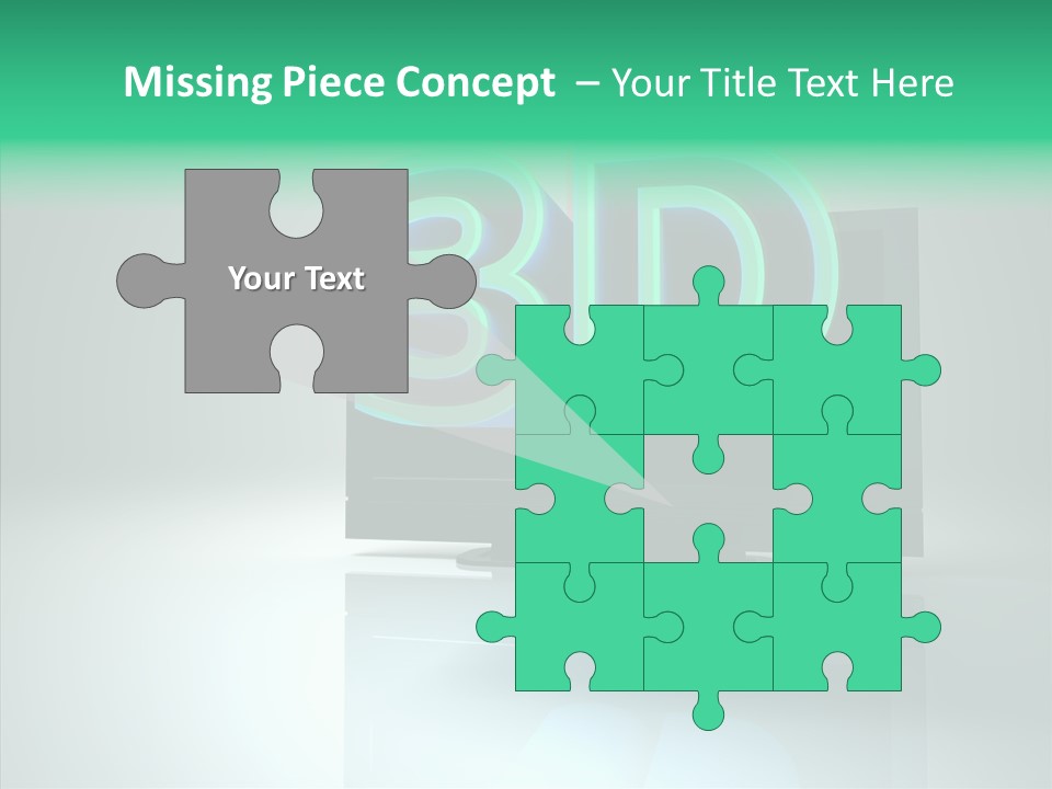 Illustration Display Screen PowerPoint Template