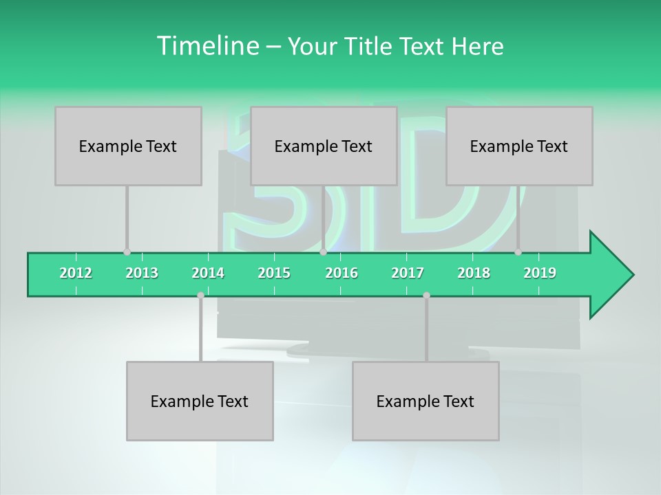 Illustration Display Screen PowerPoint Template