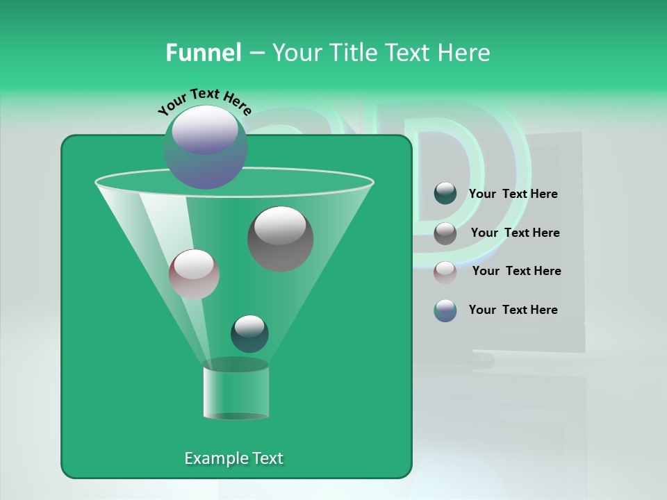 Illustration Display Screen PowerPoint Template
