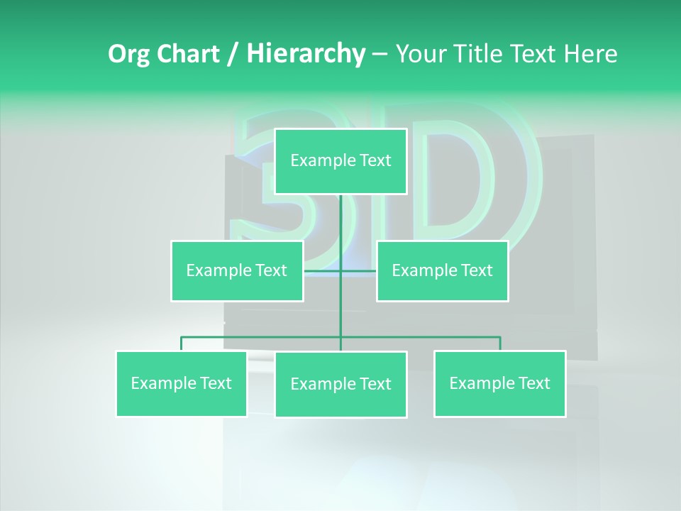 Illustration Display Screen PowerPoint Template