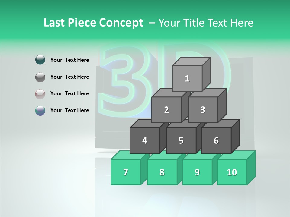 Illustration Display Screen PowerPoint Template