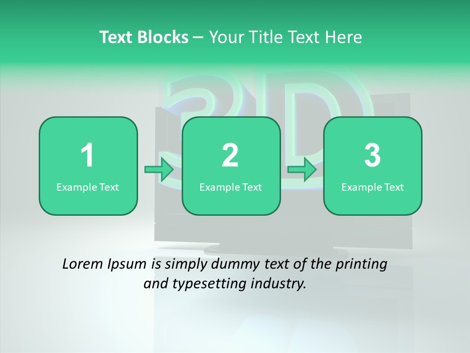 Illustration Display Screen PowerPoint Template