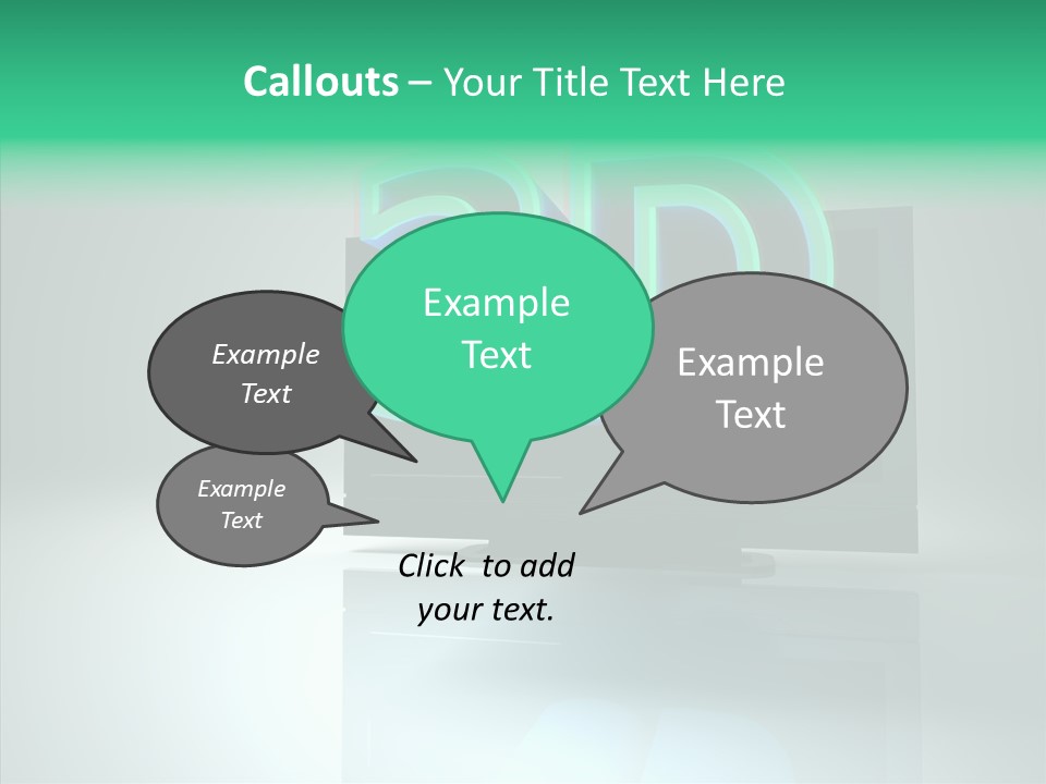 Illustration Display Screen PowerPoint Template