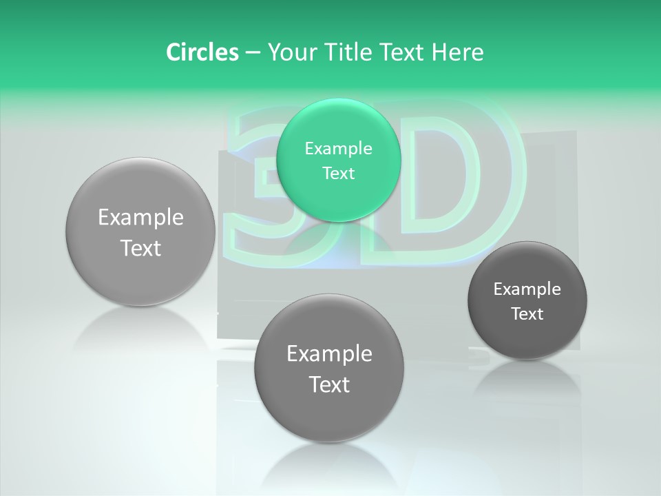 Illustration Display Screen PowerPoint Template