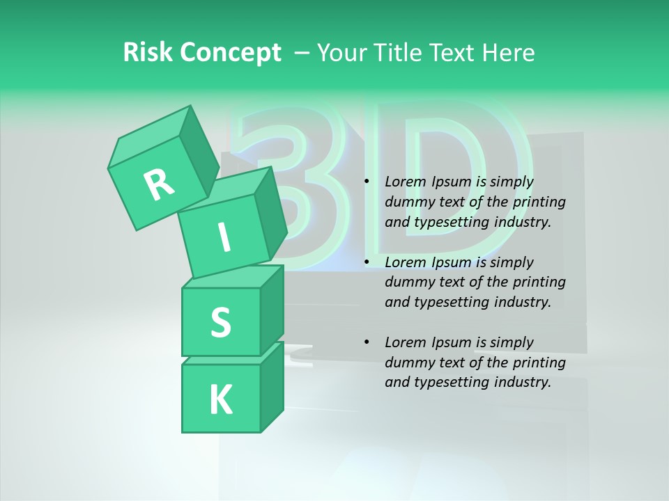 Illustration Display Screen PowerPoint Template