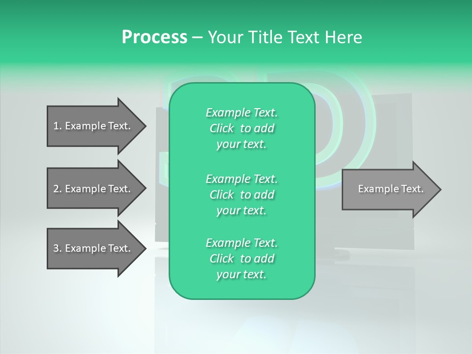 Illustration Display Screen PowerPoint Template