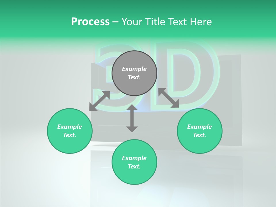 Illustration Display Screen PowerPoint Template