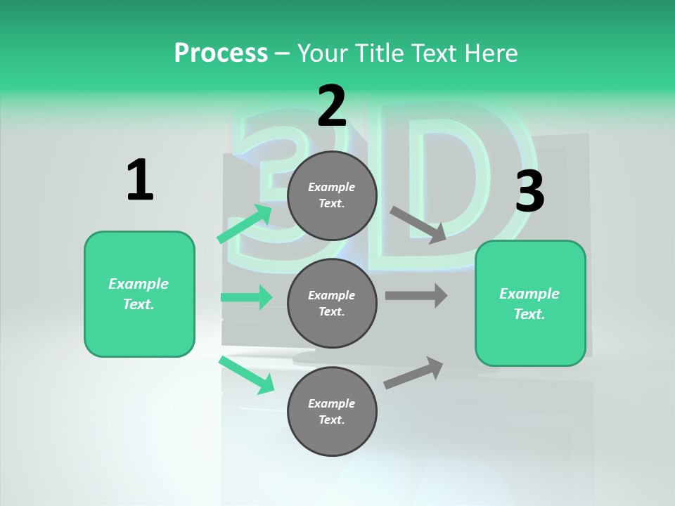 Illustration Display Screen PowerPoint Template