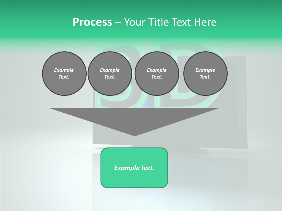 Illustration Display Screen PowerPoint Template