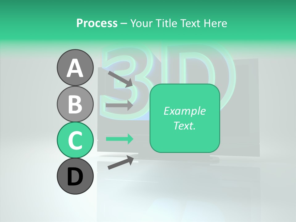 Illustration Display Screen PowerPoint Template