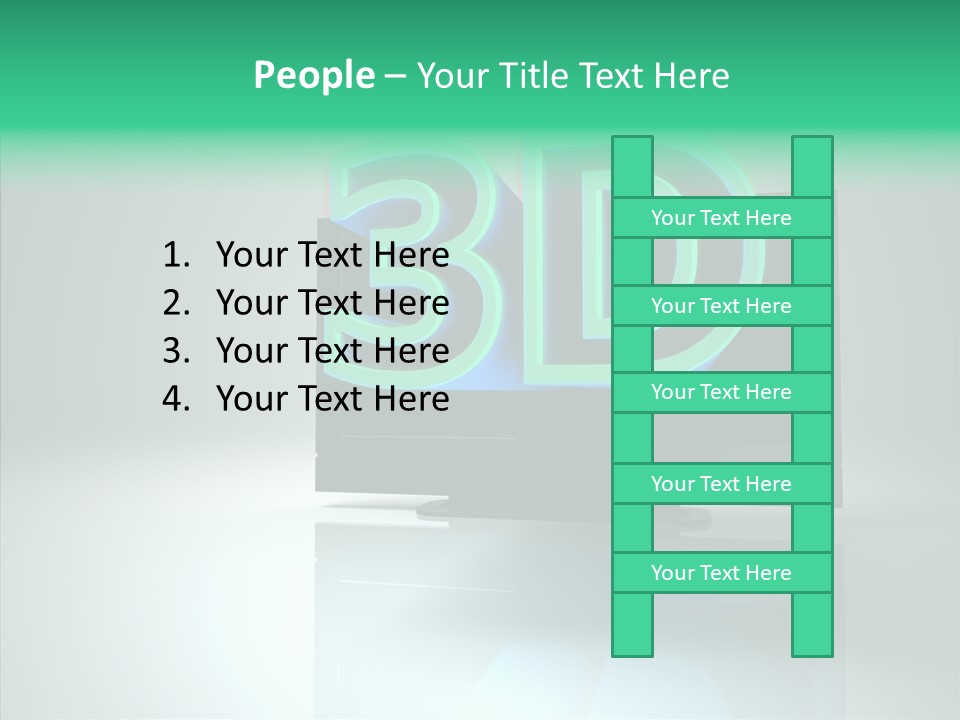 Illustration Display Screen PowerPoint Template