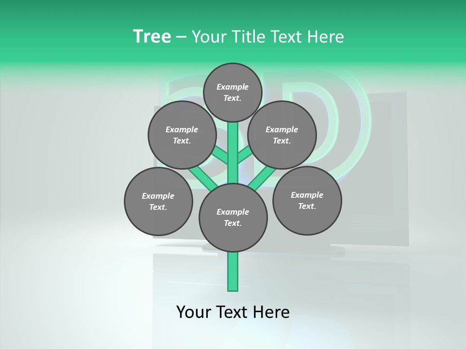 Illustration Display Screen PowerPoint Template