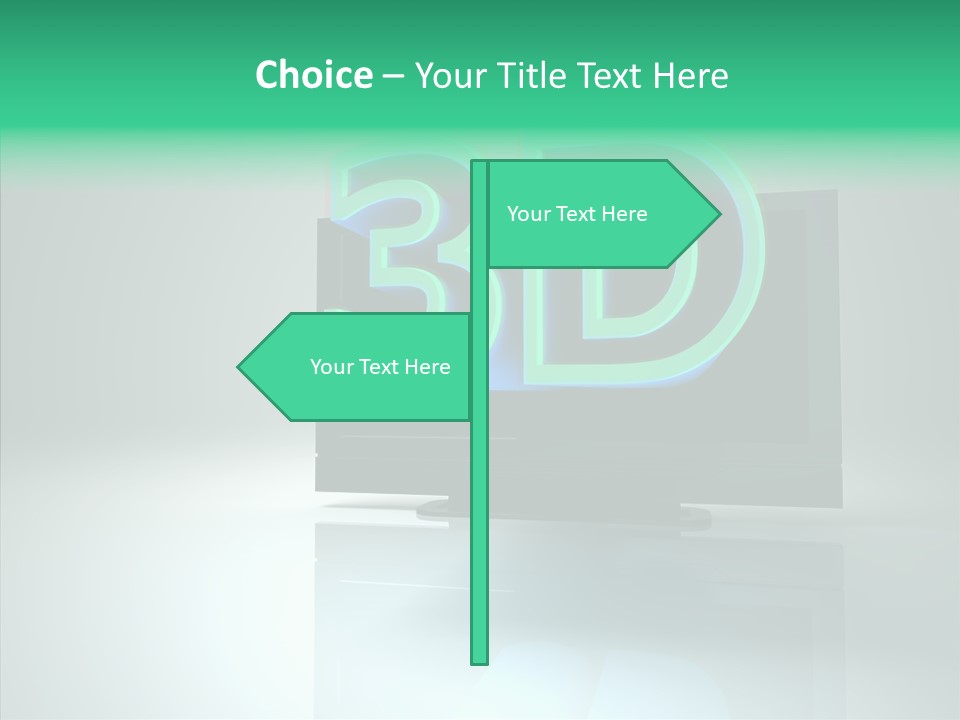 Illustration Display Screen PowerPoint Template