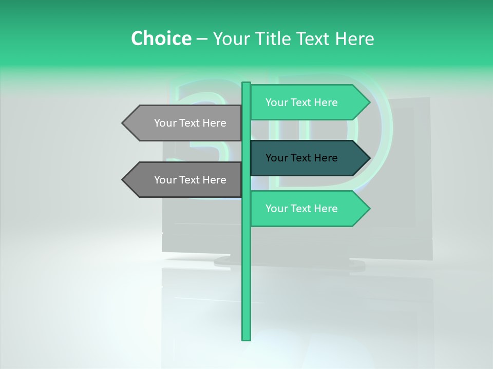 Illustration Display Screen PowerPoint Template