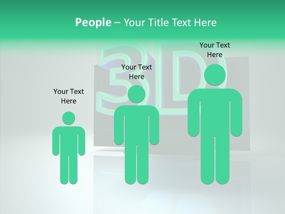 Illustration Display Screen PowerPoint Template