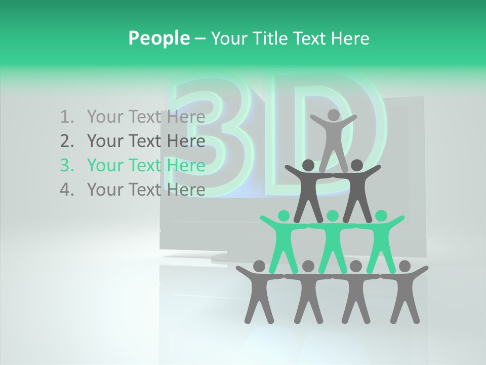 Illustration Display Screen PowerPoint Template