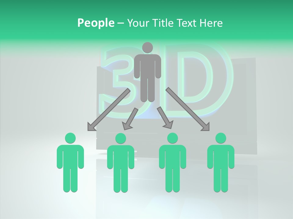 Illustration Display Screen PowerPoint Template