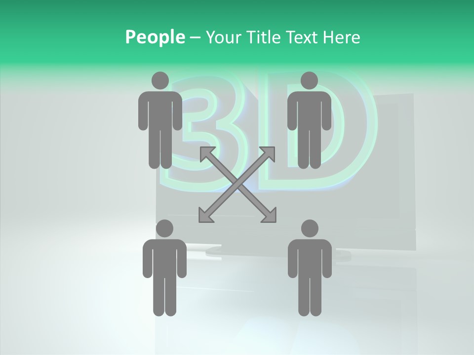 Illustration Display Screen PowerPoint Template