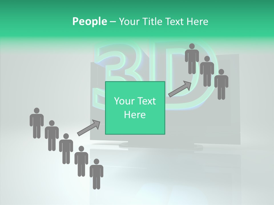 Illustration Display Screen PowerPoint Template