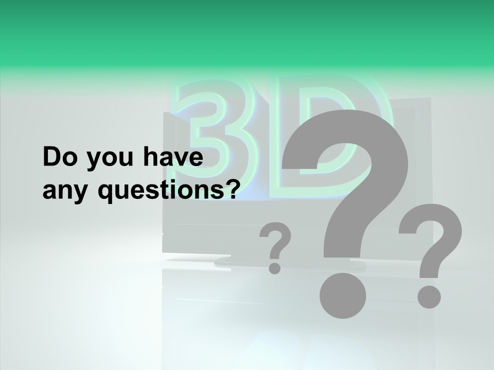 Illustration Display Screen PowerPoint Template