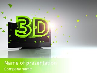 Glasses Technology Movie PowerPoint Template