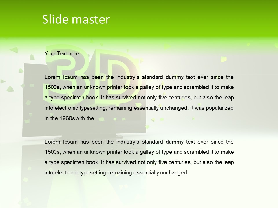 Glasses Technology Movie PowerPoint Template