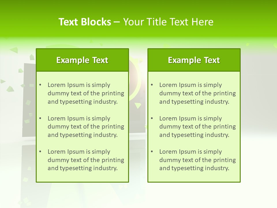 Glasses Technology Movie PowerPoint Template