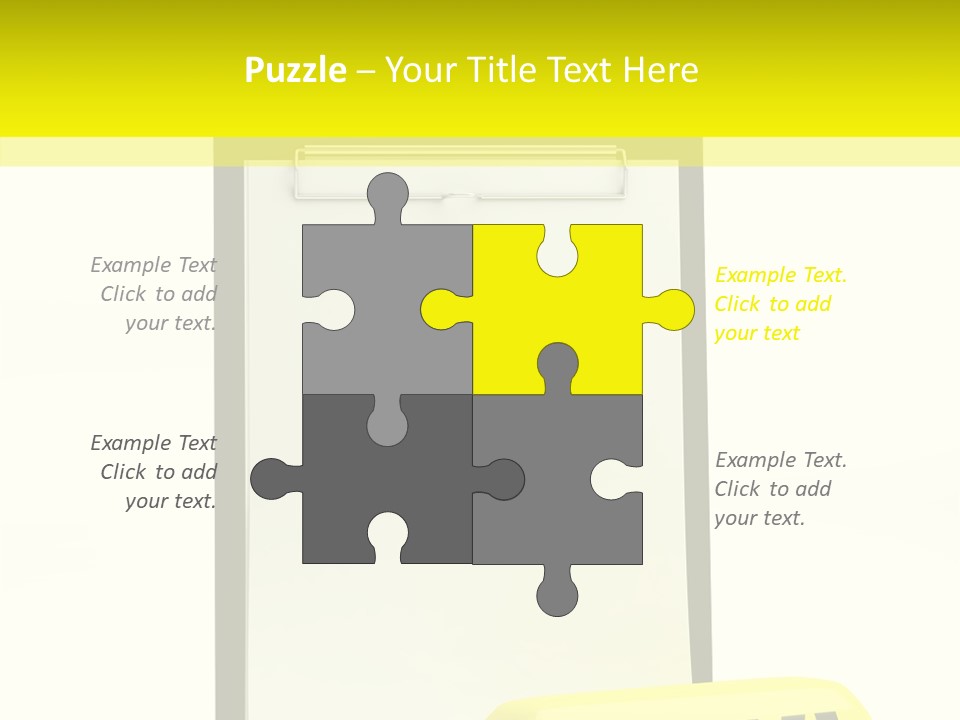 Paper Plastic Light PowerPoint Template