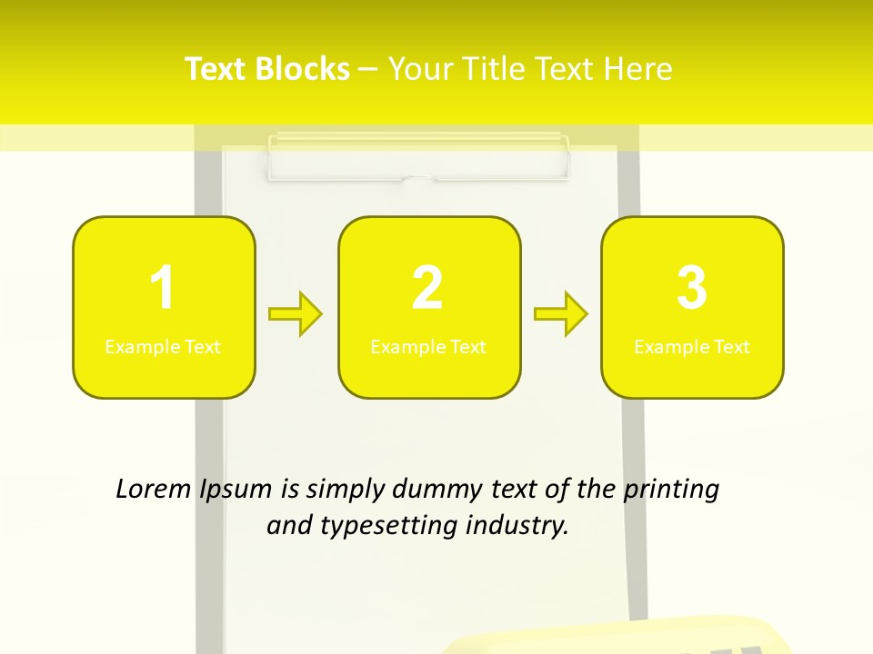 Paper Plastic Light PowerPoint Template