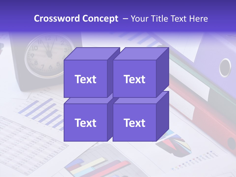 Annual Exchange Pen PowerPoint Template