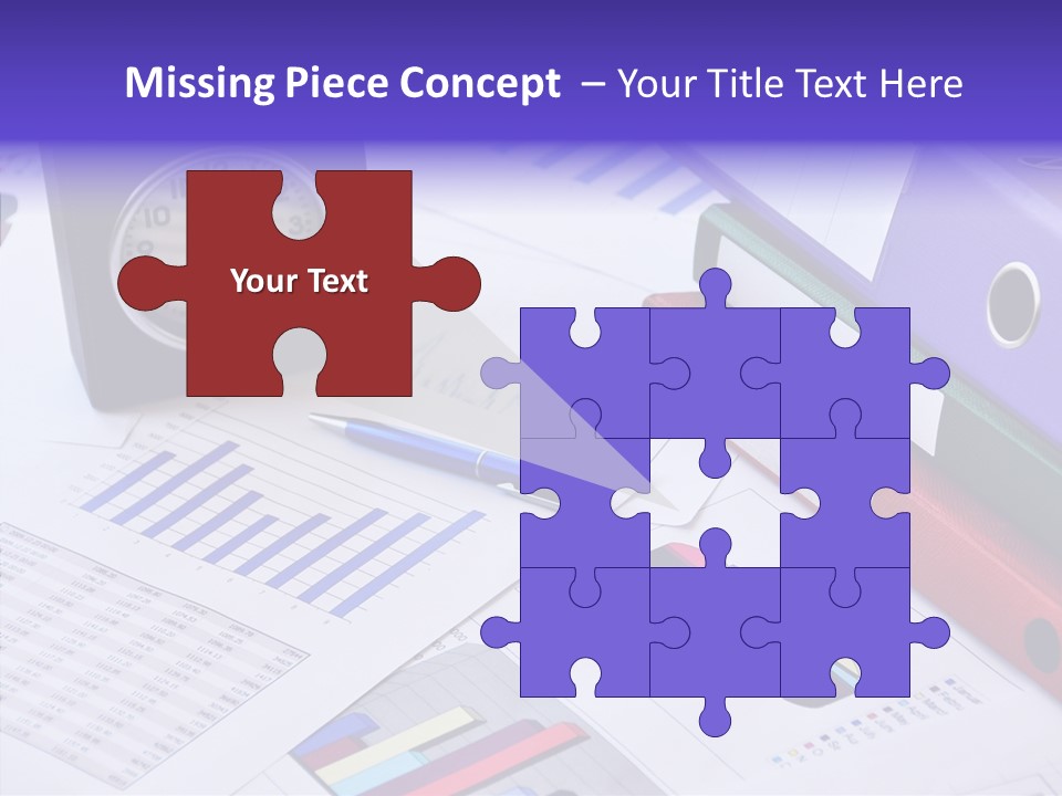 Annual Exchange Pen PowerPoint Template