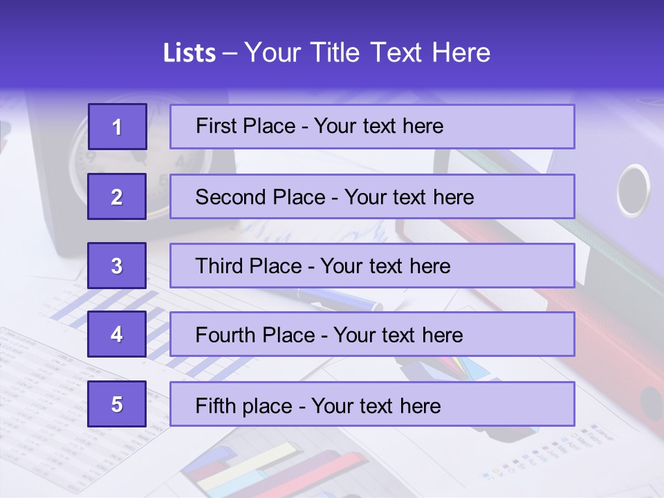 Annual Exchange Pen PowerPoint Template