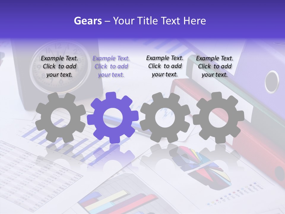 Annual Exchange Pen PowerPoint Template