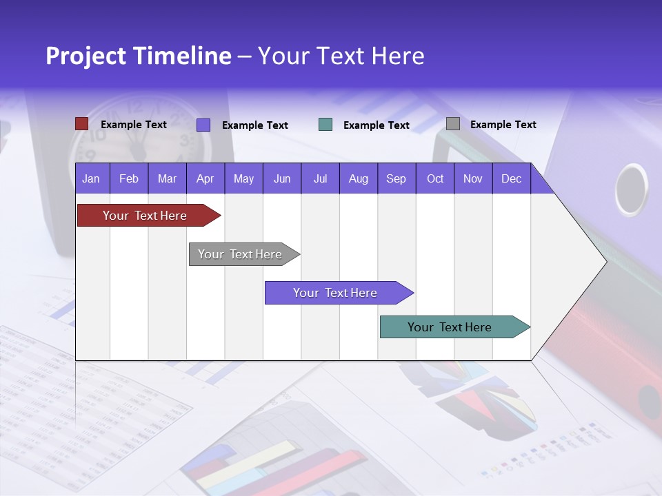 Annual Exchange Pen PowerPoint Template