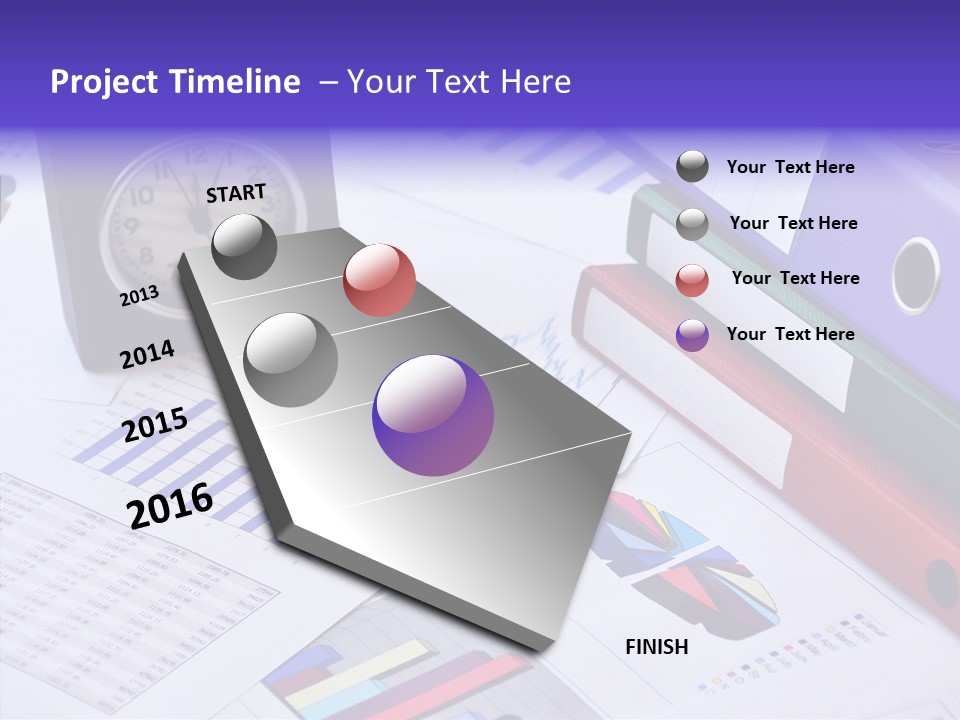 Annual Exchange Pen PowerPoint Template