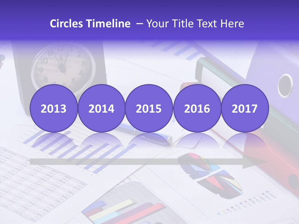 Annual Exchange Pen PowerPoint Template