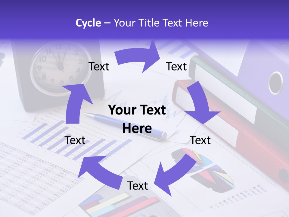 Annual Exchange Pen PowerPoint Template