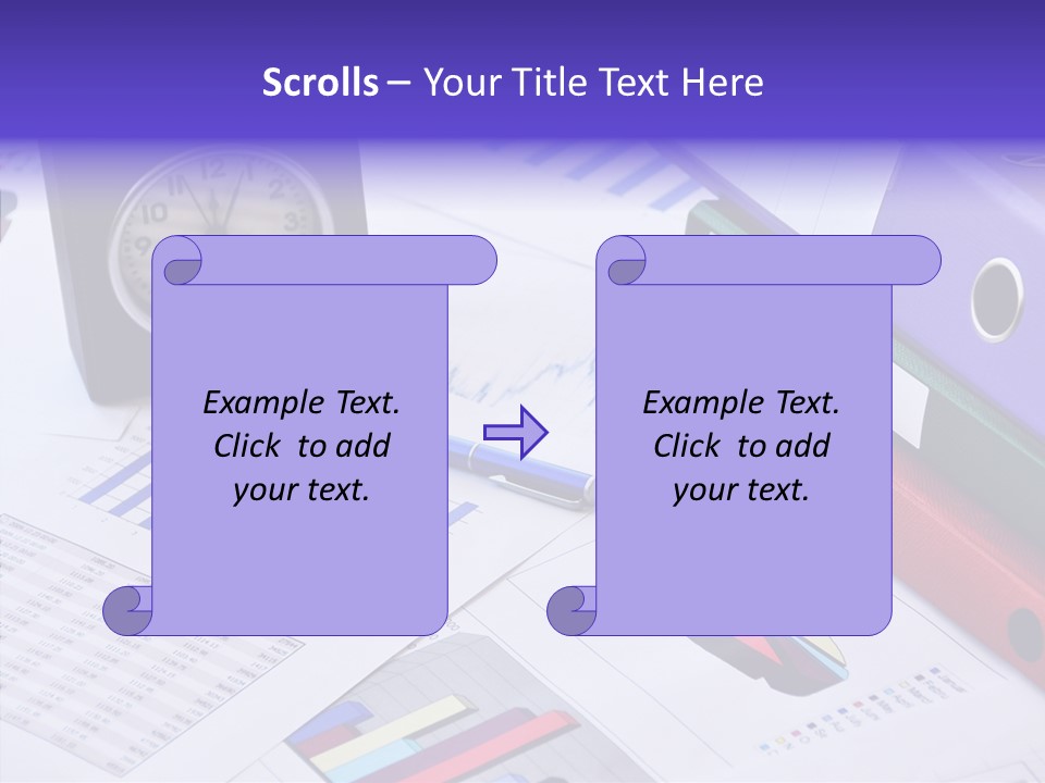 Annual Exchange Pen PowerPoint Template