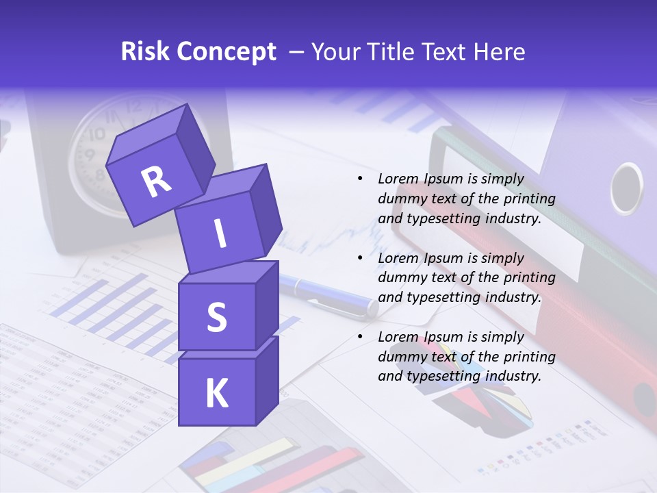 Annual Exchange Pen PowerPoint Template