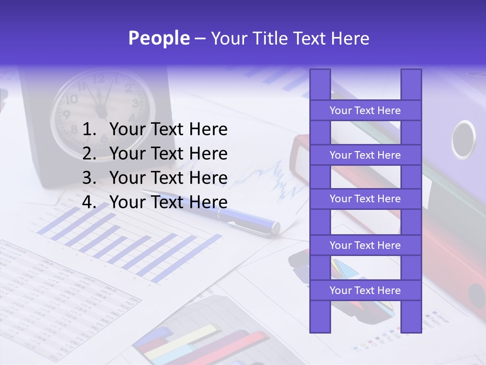 Annual Exchange Pen PowerPoint Template