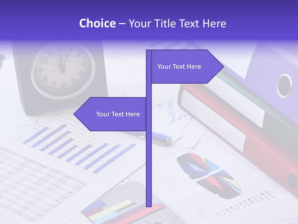 Annual Exchange Pen PowerPoint Template