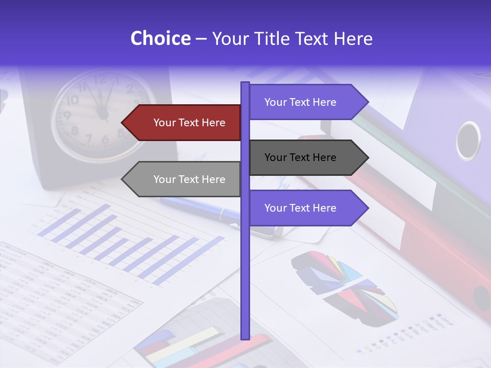 Annual Exchange Pen PowerPoint Template