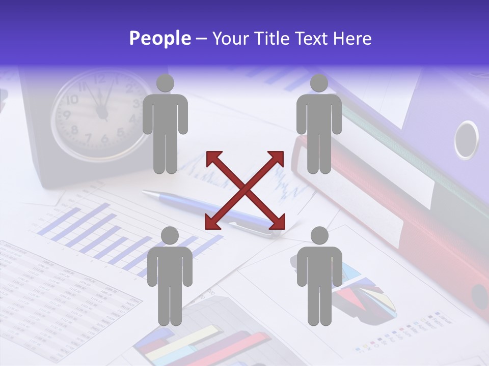 Annual Exchange Pen PowerPoint Template