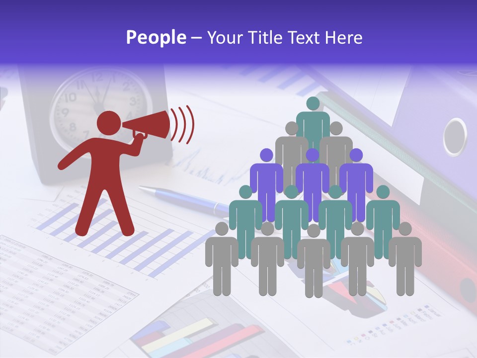 Annual Exchange Pen PowerPoint Template