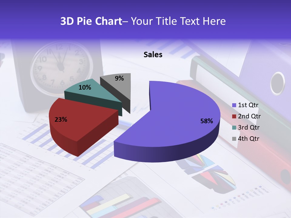 Annual Exchange Pen PowerPoint Template
