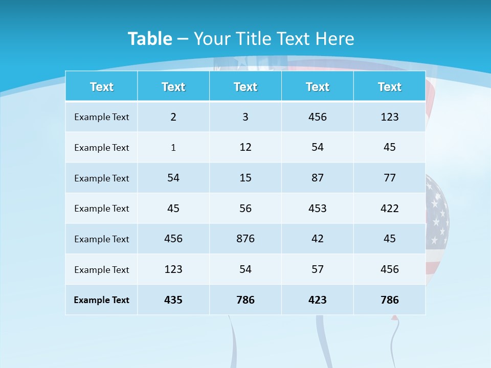 American Illustration Responsibility PowerPoint Template