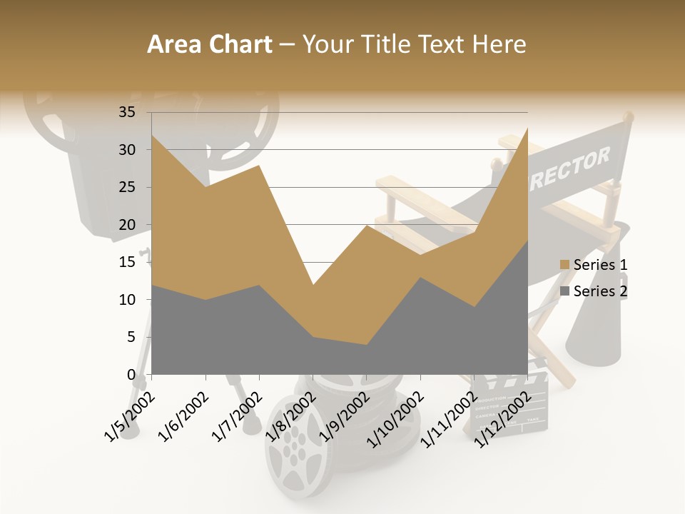 Clapperboad Clapper Megaphone PowerPoint Template