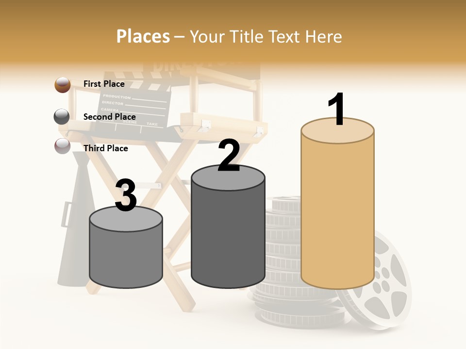 Film Render Seat PowerPoint Template