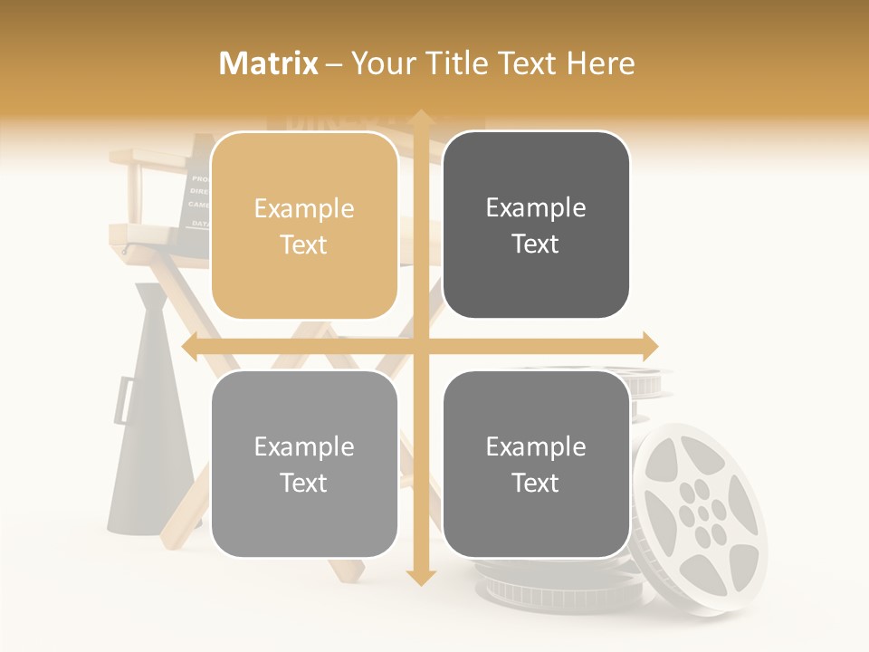 Film Render Seat PowerPoint Template
