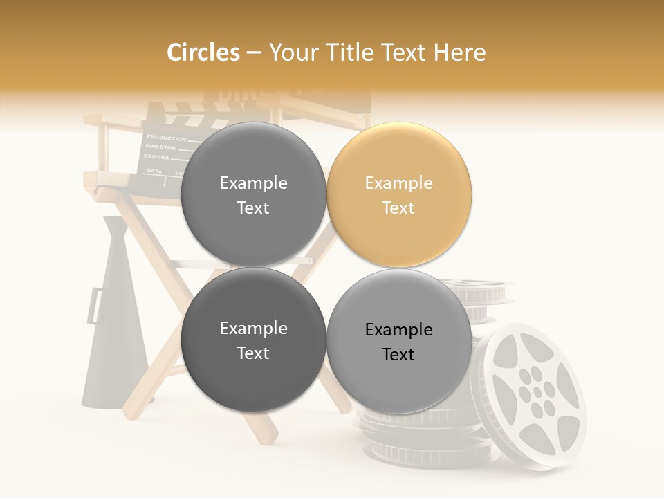 Film Render Seat PowerPoint Template